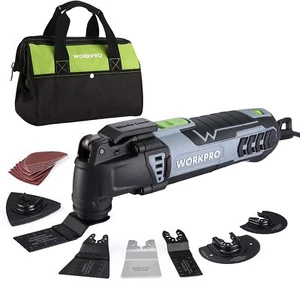WORKPRO Oscillating Multitool Saw Tool Set with Replaceable Saw Blade Set - Picture 1 of 10