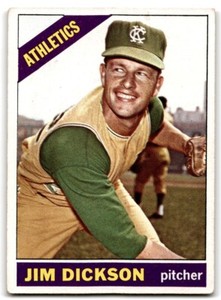 1966 Topps Jim Dickson Kansas City Athletics #201