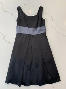 NWT Max and Cleo Black & Gray Sleeveless Formal Party Dress Size 8 - Picture 1 of 14