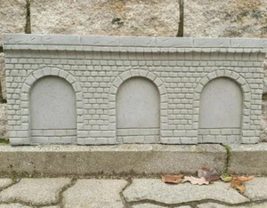 Beton Arkadenmauer Bogen Ziegel, Spur G, Gartenbahn (13009) - Bild 1 von 12