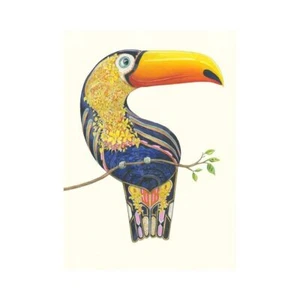 Toucan Card by Daniel Mackie - 7 x 5 inches with envelope - Picture 1 of 1