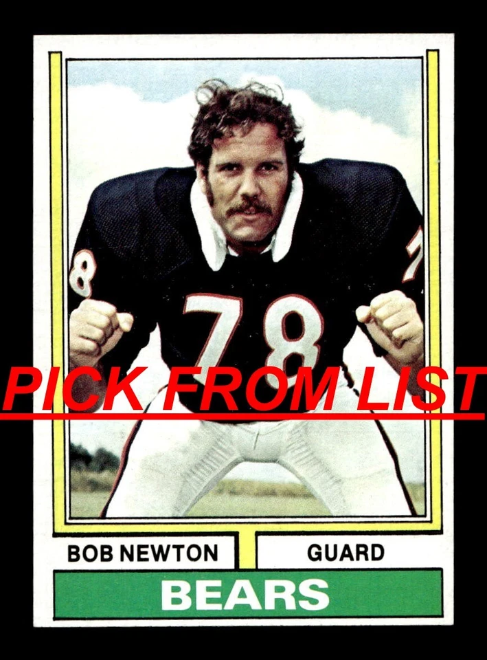 1974 Topps Football 267-528 EX/EX-MT Pick From List All PICTURED - Image 1 of 1