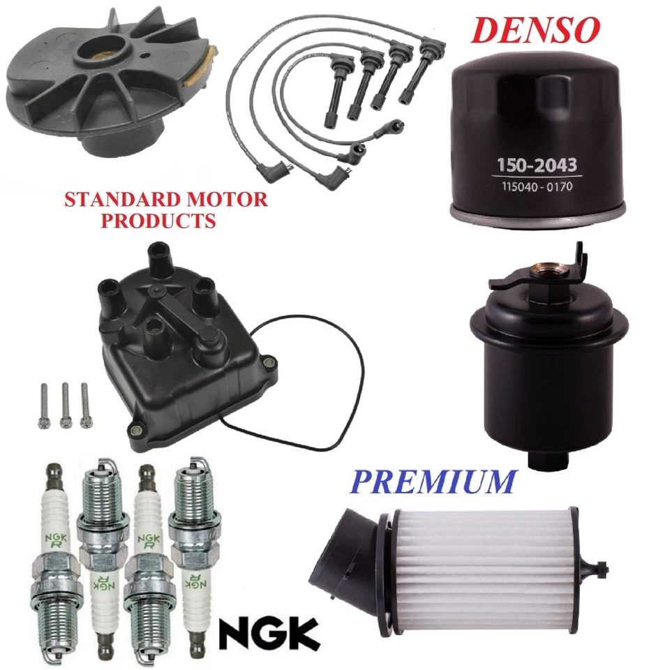 Tune Up Kit Filters Cap Wire Plugs For ACURA INTEGRA GS-R;Type R; L4 1.8L 97-99 - Image 1 of 1