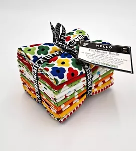 Preppy Primary Colorstory Fat Quarter Bundle by Robert Kaufman - Picture 1 of 5