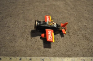 1999 Coca-Cola Sammlerstück Mini Uhr Flugzeug, ordentlich aussehend, Uhr ungeprüft - Bild 1 von 14