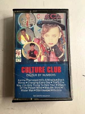 Culture Club - Colour By Numbers Cassette Tape Virgin 1983 Boy George - Imagem 1 de 4
