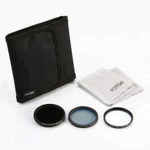 5-IN-1 FOTGA 67mm MC-CPL MC-UV Variable ND Filter Kit+Filter Case+Cleaning Cloth - Picture 1 of 5