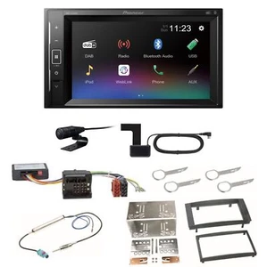 Pioneer DMH-A240DAB Bluetooth Autoradio USB MP3 DAB+ Einbauset für Touareg 7L - Bild 1 von 1