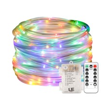 TUBO LUMINOSO 100LED LUCI DI NATALE IMPERMEABILE ESTERNO MULTICOLOR RGB 10METRI