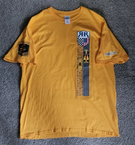 Ryan Hunter-Reay Sz XL Mens T-Shirt Yellow DHL IndyCar Andretti 100th Indy 500 Cover