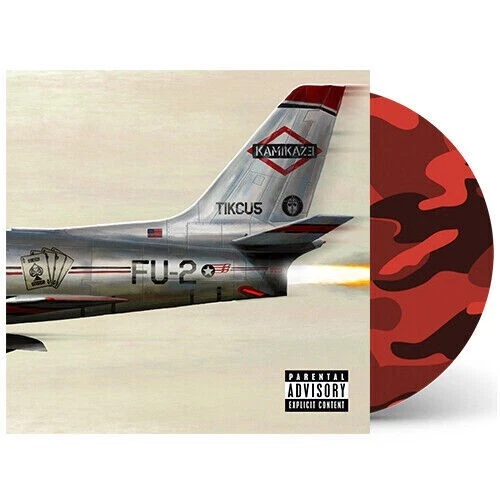 EMINEM KAMIKAZE VINYL NEW! LIMITED RED CAMOUFLAGE LP! VENOM, FALL, LUCKY YOU - Image 1 of 1