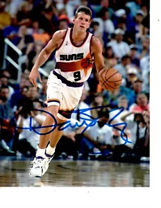 DAN MAJERLE PHOENIX SUNS SIGNED BRINGING BALL UP 8X10 - Picture 1 of 1