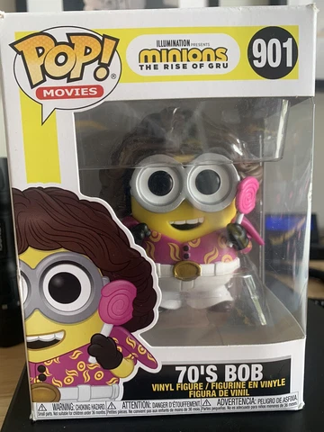Funko POP! Movies Despicable Me Minions The Rise of Gru 70's Bob #901 Cover