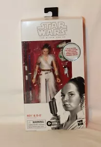 Star Wars Rey & D-O The Black Series 1a Edizione Modellino 6" Scatola Bianca Nuovo - Foto 1 di 10