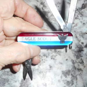 Vintage Rare Boy Eagle Scout Camillus Pocket Knife BSA Multi Tool USA 872 / 1939 - Picture 1 of 4