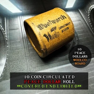 Circulated Peace Silver $1 - 10 Coin Roll - Limited - Woolworth/Woolco - Bild 1 von 8