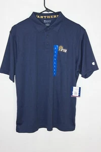 Champion FIU Panthers Athletic Polo Shirt Navy Men's Size L NWT - Picture 1 of 9