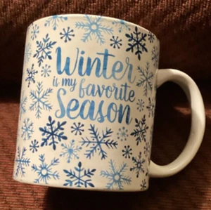 Cynthia Rowley New York Winter  Is My Favorite Season 20 oz Coffee Mug - Picture 1 of 6