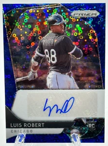 Luis Robert 2020 Panini Prizm Blue Donut Circles RC Rookie Auto /40 - Picture 1 of 2