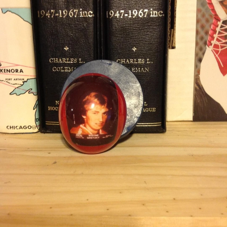 RARO 1980 WAYNE GRETZKY ACRÍLICO FOTO GEMA PESO (ROJO)!! Foto 1 de 1