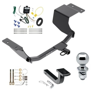 Trailer Tow Hitch For 14-19 Ford Fiesta Package w/ Wiring Draw Bar and 2" Ball - Picture 1 of 6