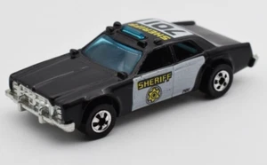 Hot Wheels Mainline Dodge Monaco Sheriff Patrol black 1984. Hong Kong - Picture 1 of 4