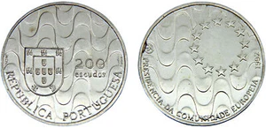 Portugal 1992 INCM 200 Escudos Silver 92.50% PF - Picture 1 of 1