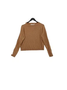 Brave Soul Women's Jumper S Tan 100% Acrylic Crew Neck Pullover - Picture 1 of 6