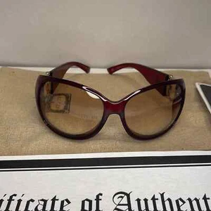 Authentische GUCCI Horsebit Sonnenbrille rot braun mit Tasche Linsenreiniger und COA - Bild 1 von 12