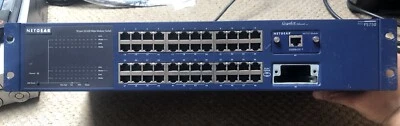 Netgear FS750 Modular Switch  48-Port with 1 Gigabit Port Rack Mountable Server - Image 1 of 3