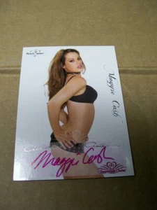2005 BENCHWARMER SIGNATURE SERIES SILVER AUTOGRAPH #43 MAGGIE CASH - Bild 1 von 2
