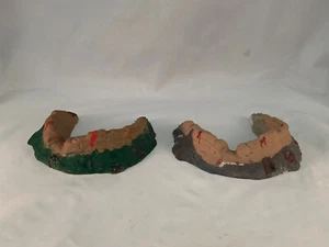 Marx Schlachtfeld 2x Bunker *LESEN* Hartplastik Vintage Zubehör - Bild 1 von 11