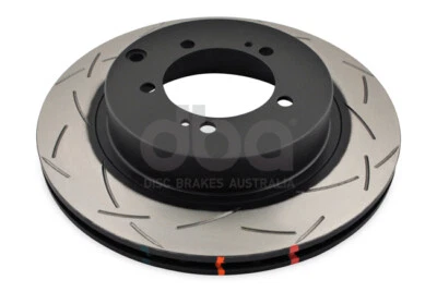 DBA T3 4000 Series Rear Brake Discs For: Mitsubishi Lancer Evo 5 6 CP9A - Image 1 of 2