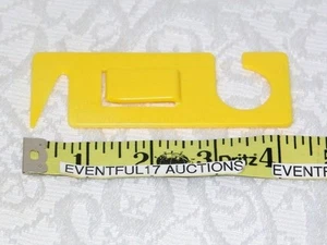 Vintage Tupperware Gadgets NOS letter opener ruler clip book mark Yellow New - Picture 1 of 2
