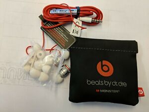 Beats by Dr. Dre Monster Urbeats In-Ear Headphones  HTC White Red Chrome