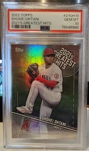 2022 Topps Shohei Ohtani 2021's Greatest Hits #21GH10 PSA 10 GEM MINT - Picture 1 of 2