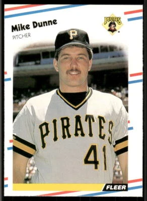 1988 Fleer #328 Mike Dunne - Image 1 of 2