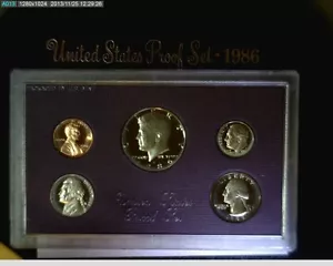 1986 Proof Set - Picture 1 of 2