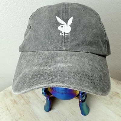 Urban Outfitters PLAYBOY Bunny Dad Sombrero Gris Ajustable Talla Única Foto 1 de 4