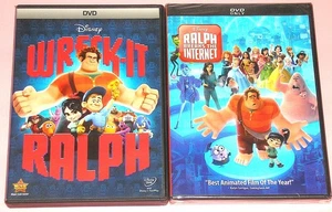 Disney DVD Lot - Wreck-It Ralph & Ralph Beaks the Internet (1 Used, 1 New) - Picture 1 of 1