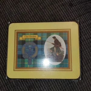 Vintage Manor Craft Limitiert Clan Gordon 6 Untersetzer Set Neu Versiegelt - Bild 1 von 5