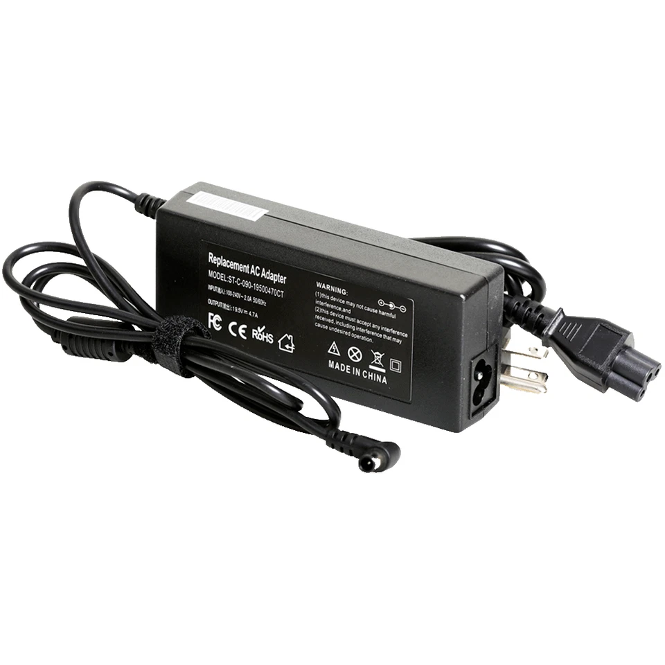 AC Adapter Charger For Sony Vaio SVZ131A2JL SVT131A11L SVS151A11L Power Cable - Image 1 of 1