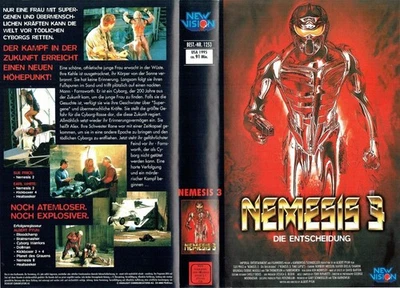 (FSK 18) VHS Videokassette - Nemesis 3 - Die Entscheidung - Sue Price -ungekürzt - Bild 1 von 3