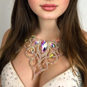 Klobige Halskette für Frauen für Partybevorzugungen Valentinstag Brautdusche - Picture 1 of 6