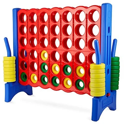 GIANTVILLE GIANT 4 IN A ROW CONNECT GAME 4 FEET WIDE BY 3.5 - Scratch & Dent - Image 1 of 4