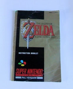 THE LEGEND OF ZELDA SUPER NINTENDO / SNES INSTRUCTION BOOKLET / MANUAL - Picture 1 of 3