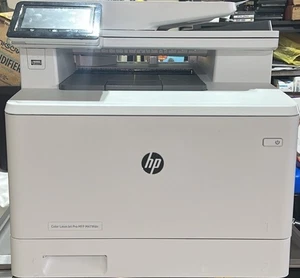 HP Color LaserJet Pro All-In-One Printer Model MFP M479fdn-W/Cords-Only 1050 Pgs - Picture 1 of 16
