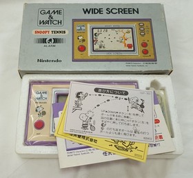 Nintendo Game ＆ Watch Snoopy Tennis Boxed Japan NOS