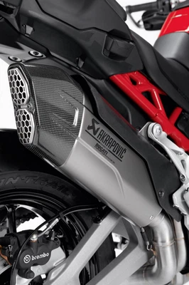 Ducati Multistrada V4 2021-2024 Akrapovic Full Race Exhaust - Image 1 of 3