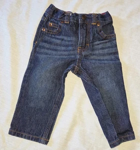 Carters Dark Wash Jeans - 9 months - Picture 1 of 3